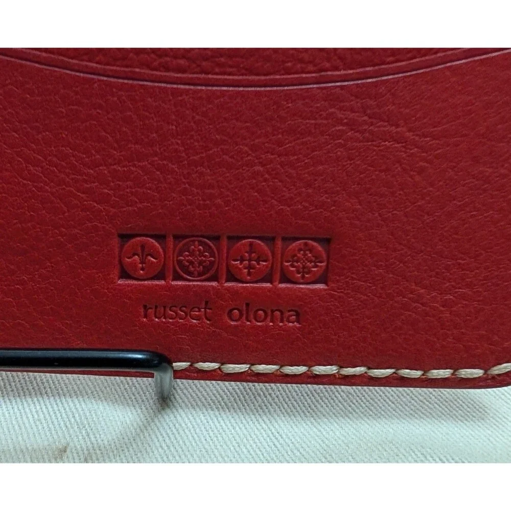 Russet Wallet Red Leather Unisex